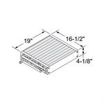 Serpentin, Radiateur à ailette 100 000 btu, 16" ½ x 19"