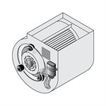 BLOWER & MOTOR,1 / 4 HP,3 SPEED