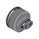 ThermoPEX capuchon 1" Central Boiler ou 1" REHAU