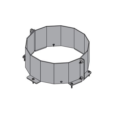 Kit support de base de cheminée 6" Kit support de base de cheminée 6"