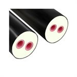 Conduit double pré-isolé 1-1 / 4 " PEX  SDR9 Rehau