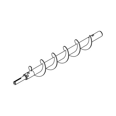 Vis d'alimentation brûleur M250, 255 Vis d'alimentation brûleur M250, 255