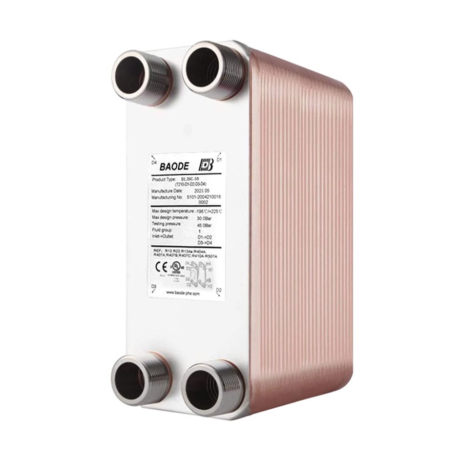 changeur Plaque 5 X 12 X 50 Plaques 300000 Btu changeur-plaque-5-x-12-x-50-plaques-300000-btu