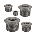 Réduit mâle x femelle acier noir malléable