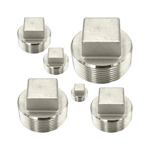 Bouchon mâle en acier inoxydable